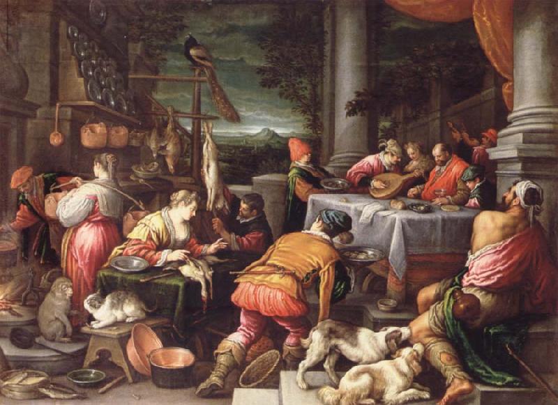 BASSANO, Leandro The poor Lazarus and the rich Prasser